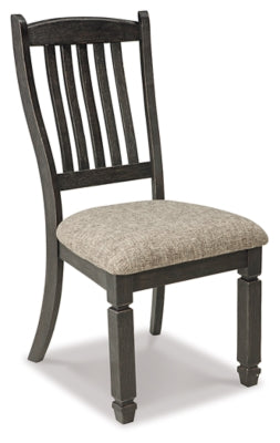Tyler Creek Black/Gray Dining Table with 4 Chairs and Bench