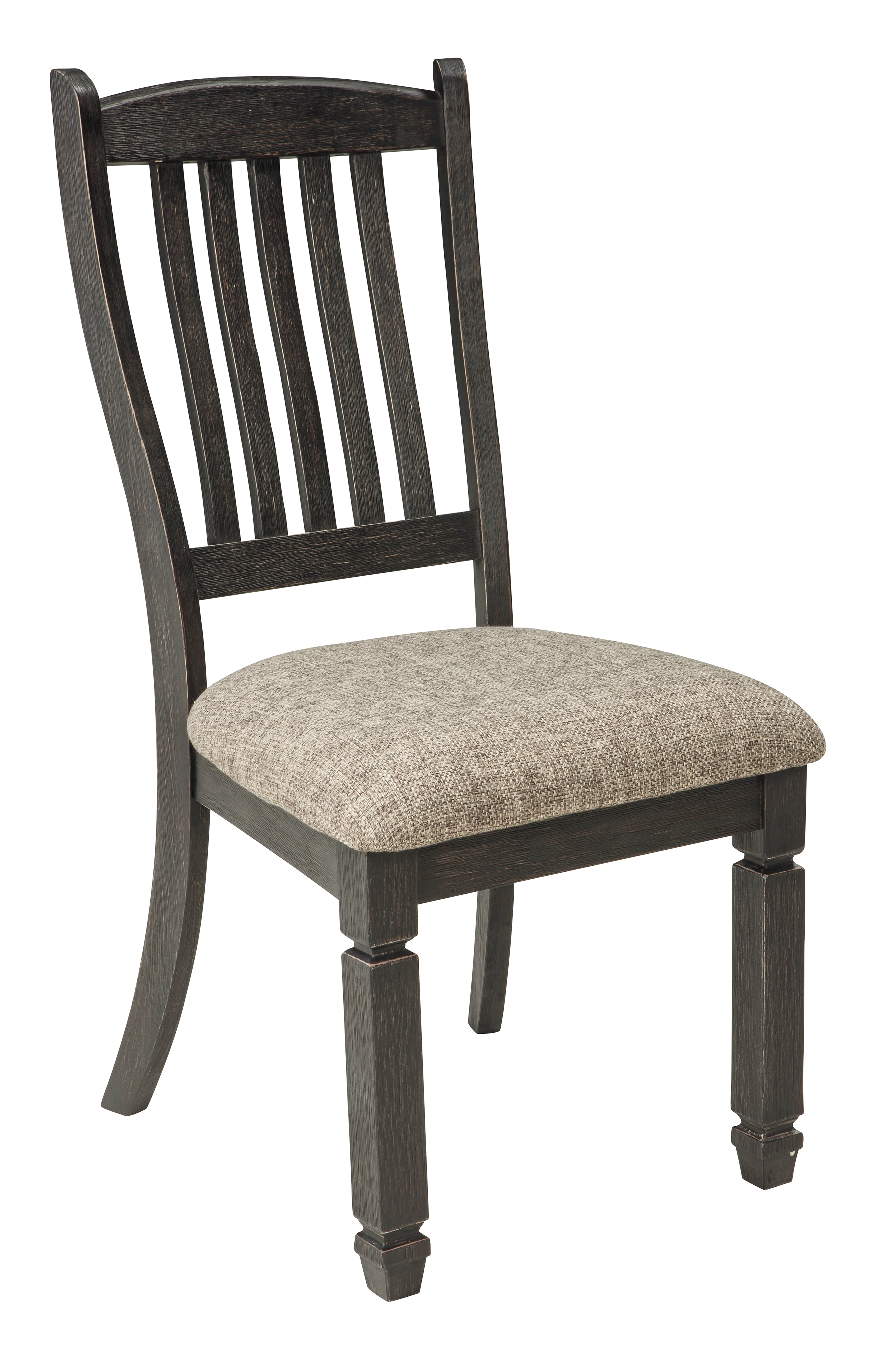 Tyler Creek Black/Gray Dining Table with 6 Chairs with Server