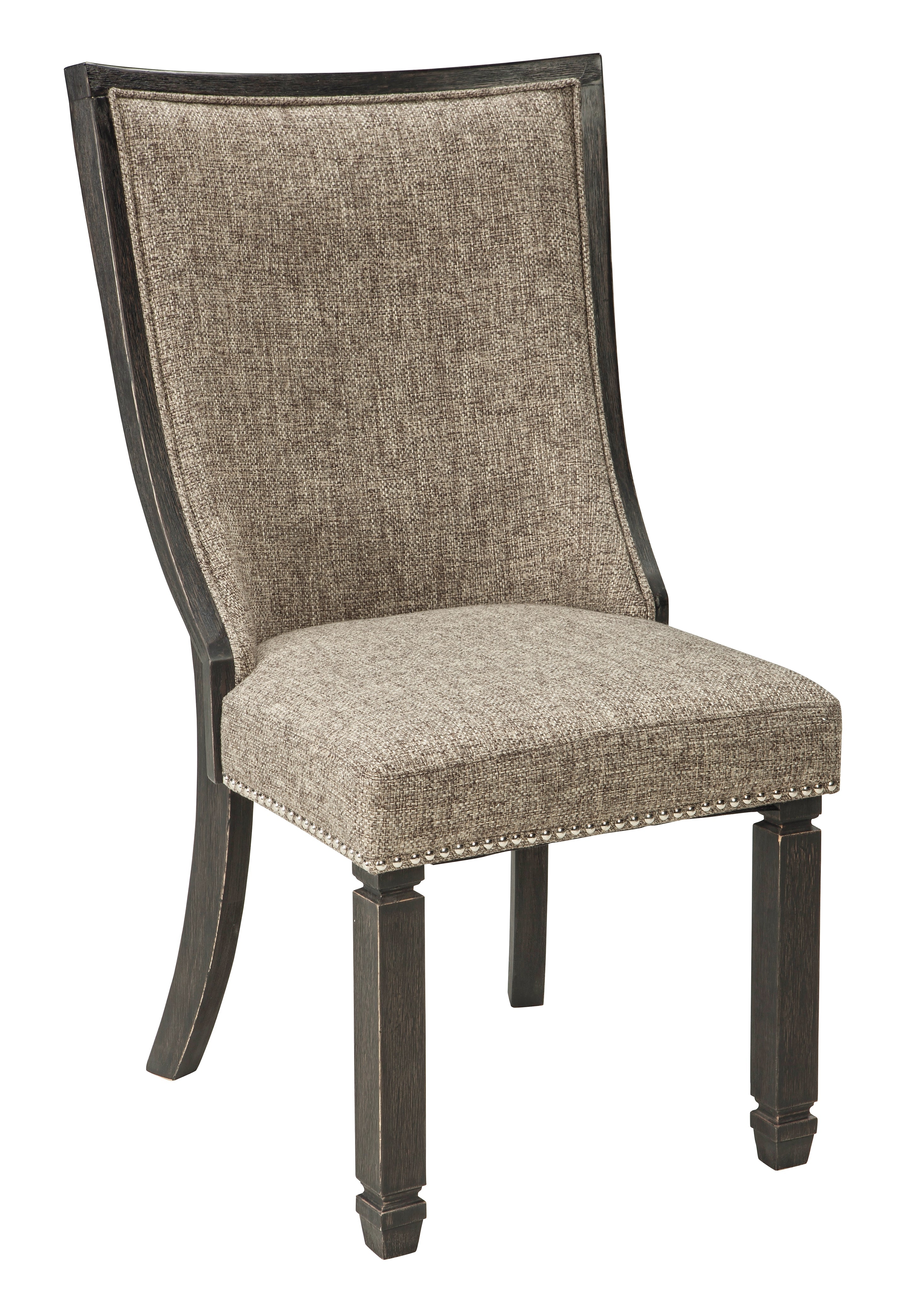 Tyler Creek Black/Gray Dining Table with 6 Chairs with Server