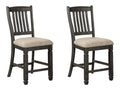 Tyler Creek Black/Grayish Brown Counter Height Bar Chair (Set of 2)