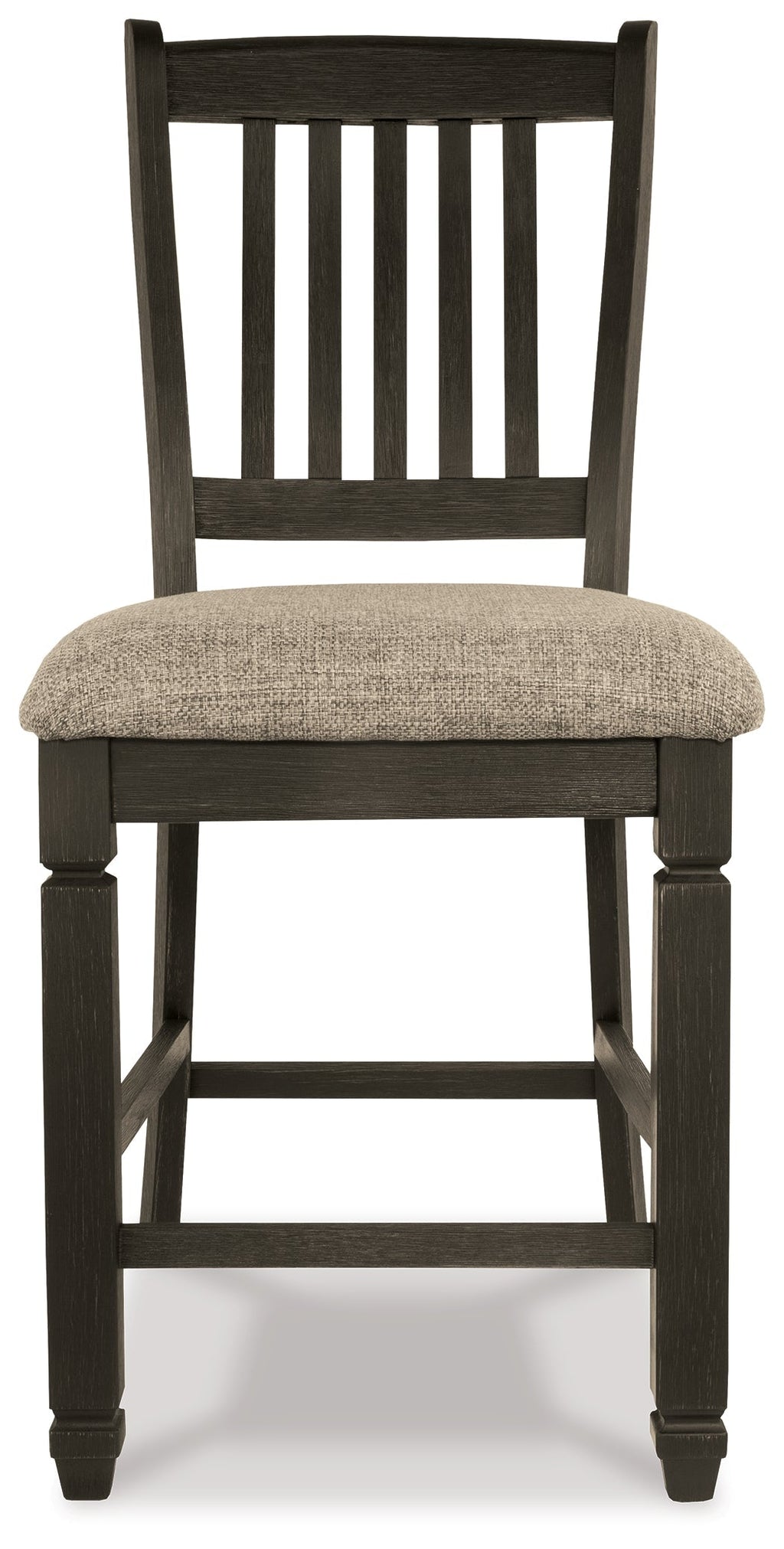 Tyler Creek /Grayish Brown Counter Height Dining Table and 4 Barstools, Black