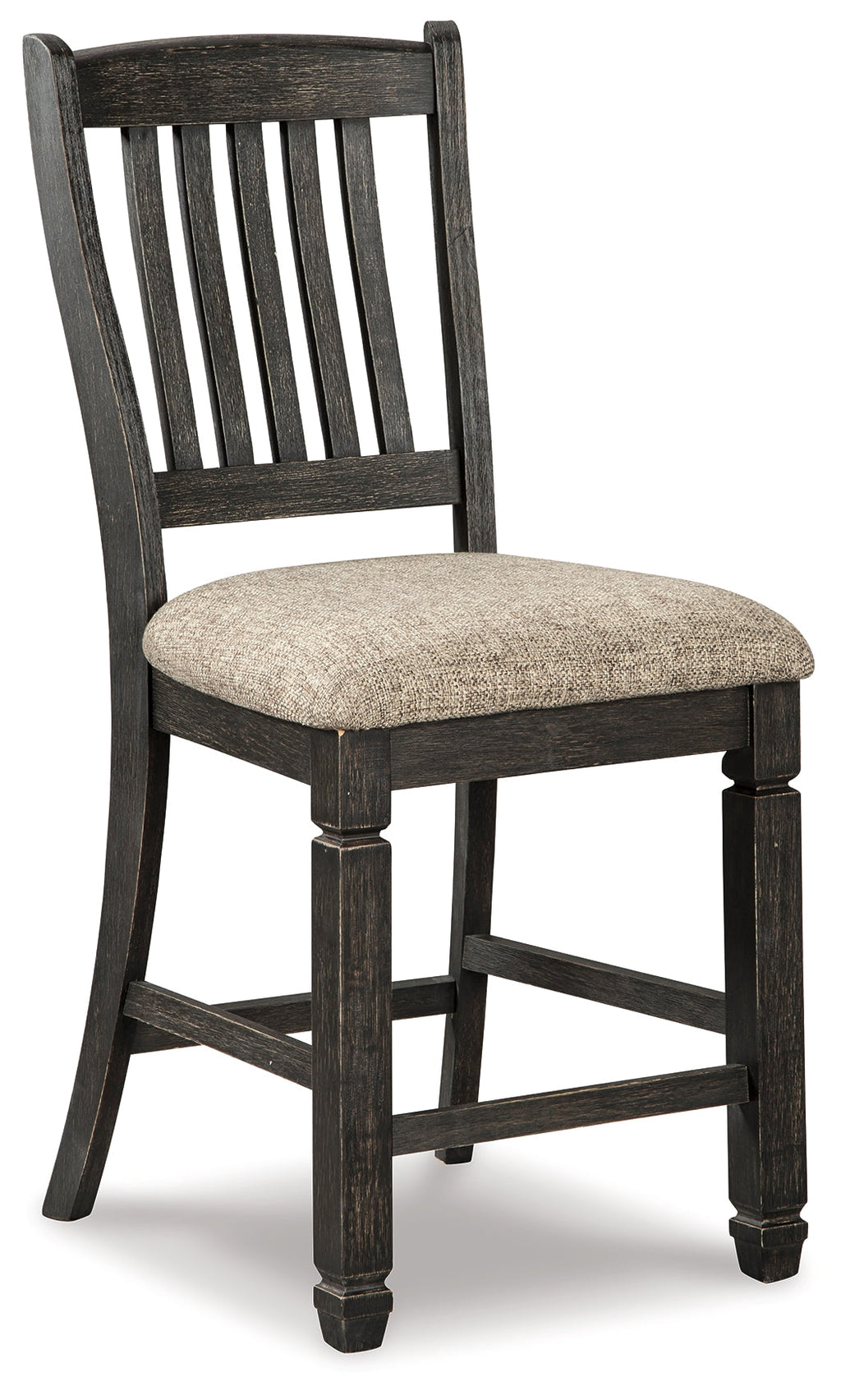 Tyler Creek /Grayish Brown Counter Height Dining Table and 4 Barstools, Black