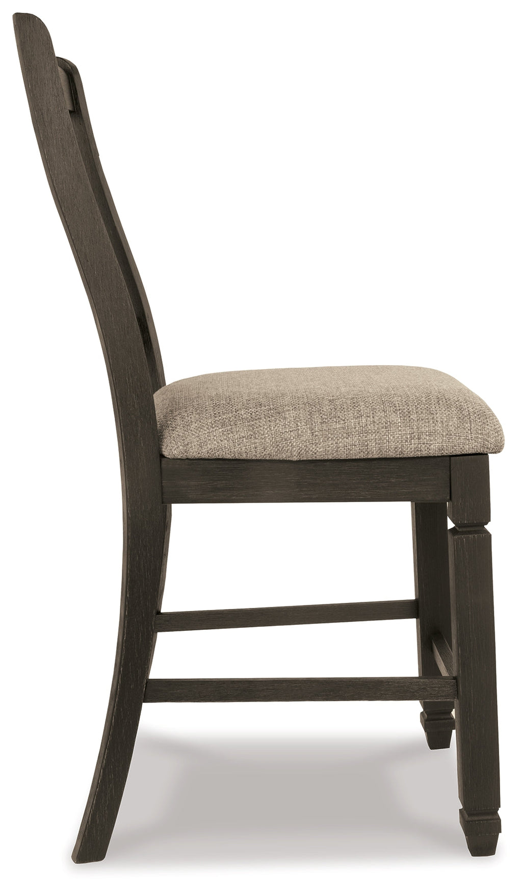 Tyler Creek /Grayish Brown Counter Height Dining Table and 4 Barstools, Black