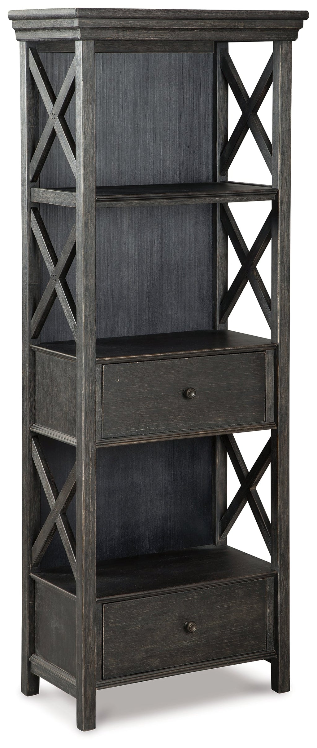 Tyler Creek /Grayish Brown Counter Height Table, Black