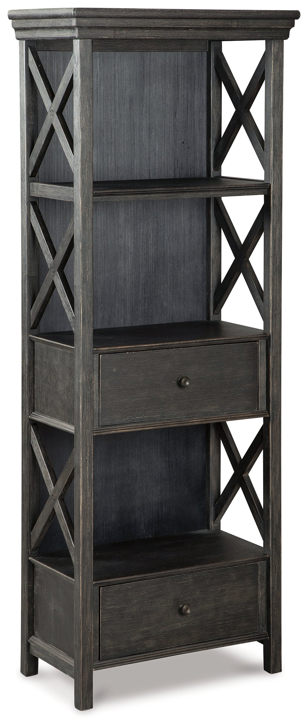 Tyler Creek /Grayish Brown Counter Height Table, Black