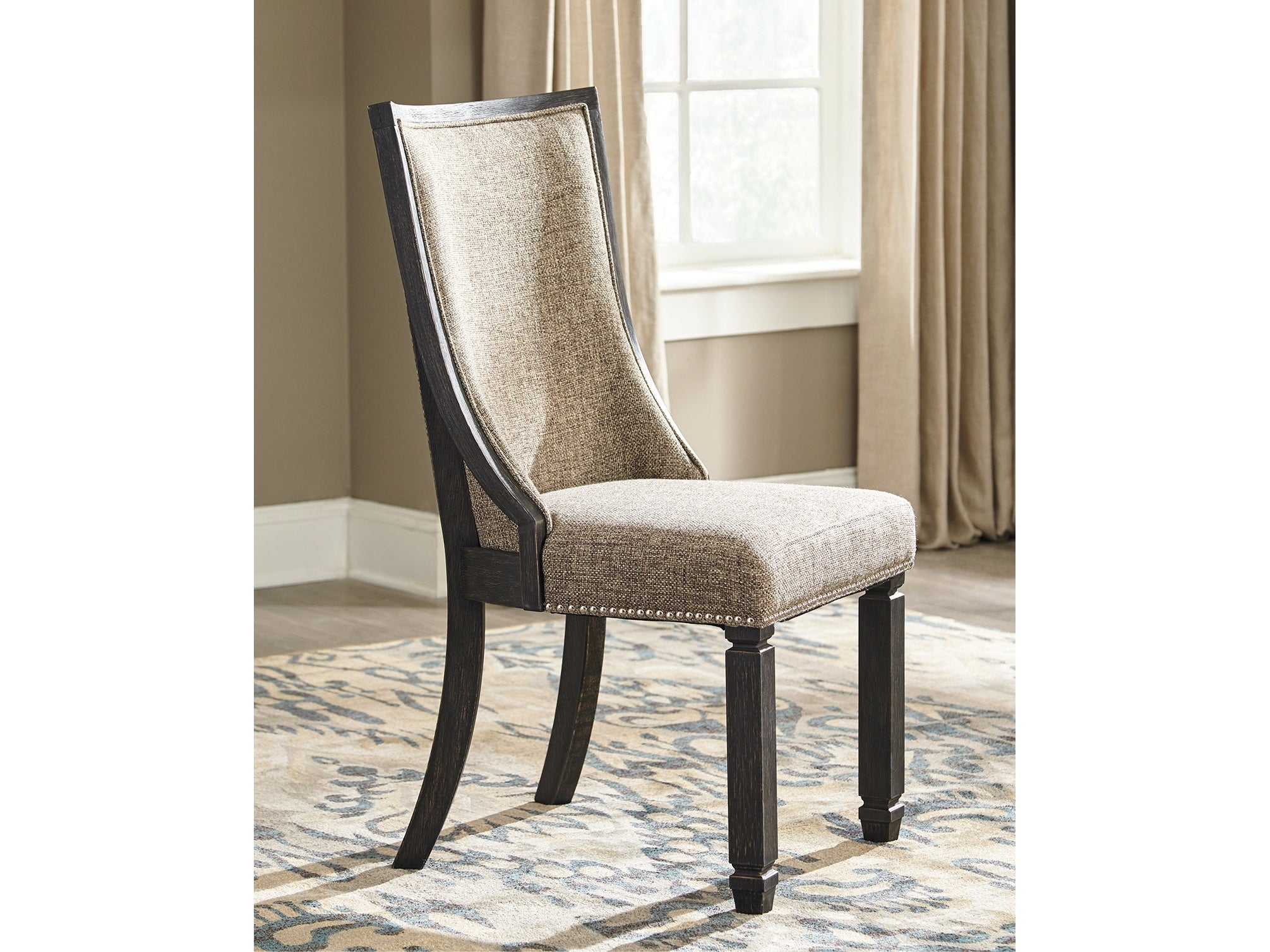 Tyler Creek Black/Grayish Brown Dining Chair (Set of 2)