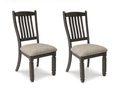 Tyler Creek Black/Grayish Brown Dining Side Chair (Set of 2)