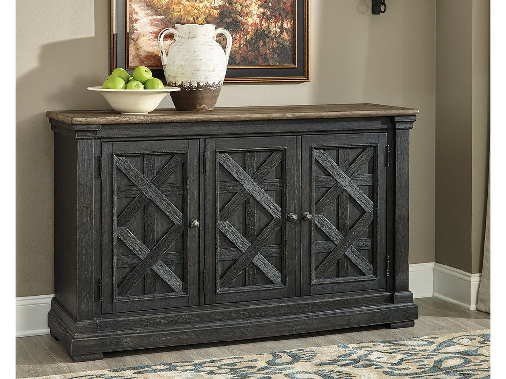 Tyler Creek Color: Black/Gray Dining Server