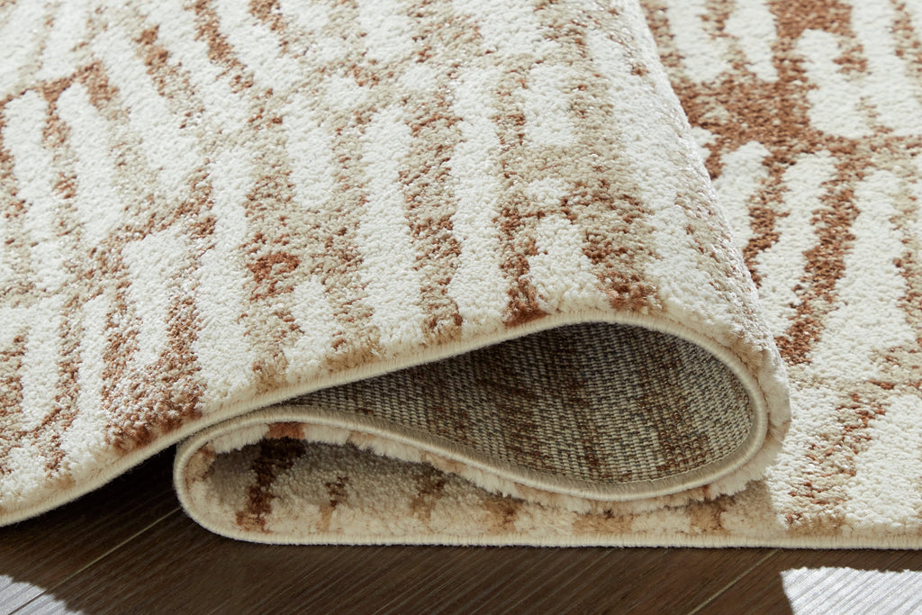 Uduak Cream/Tan/Rust Medium Rug