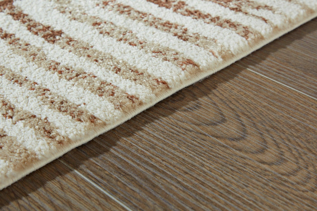 Uduak Cream/Tan/Rust Medium Rug