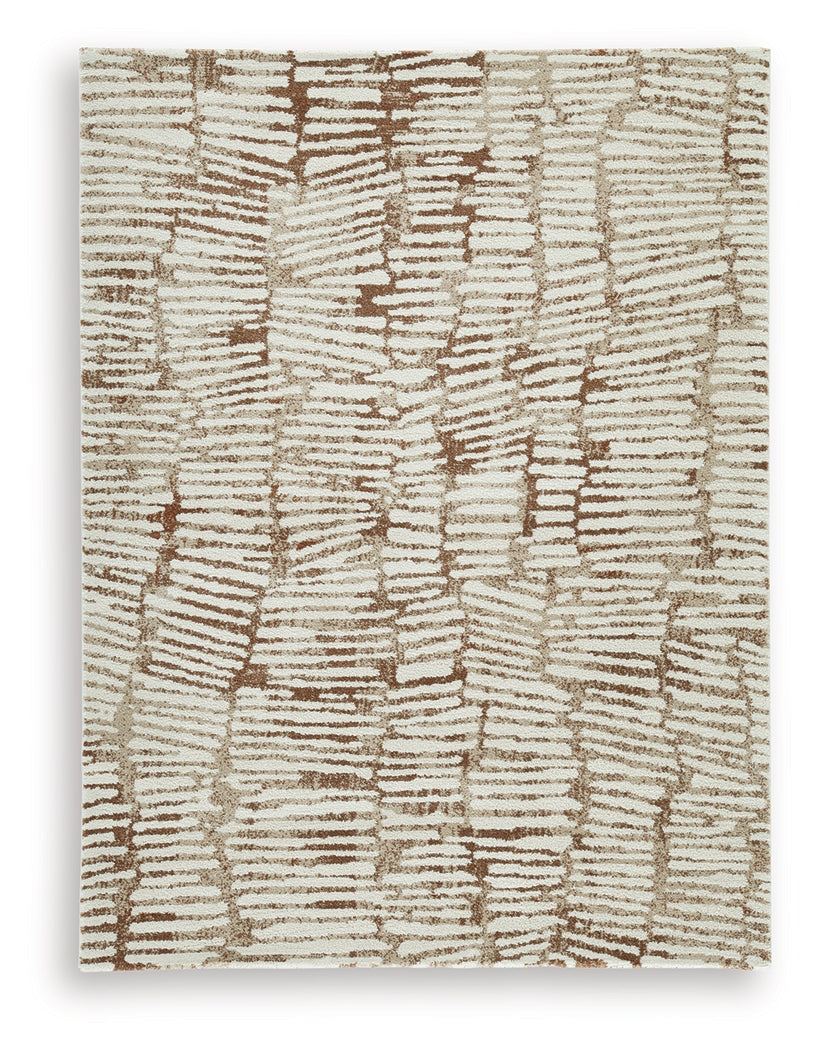 Uduak Cream/Tan/Rust Medium Rug