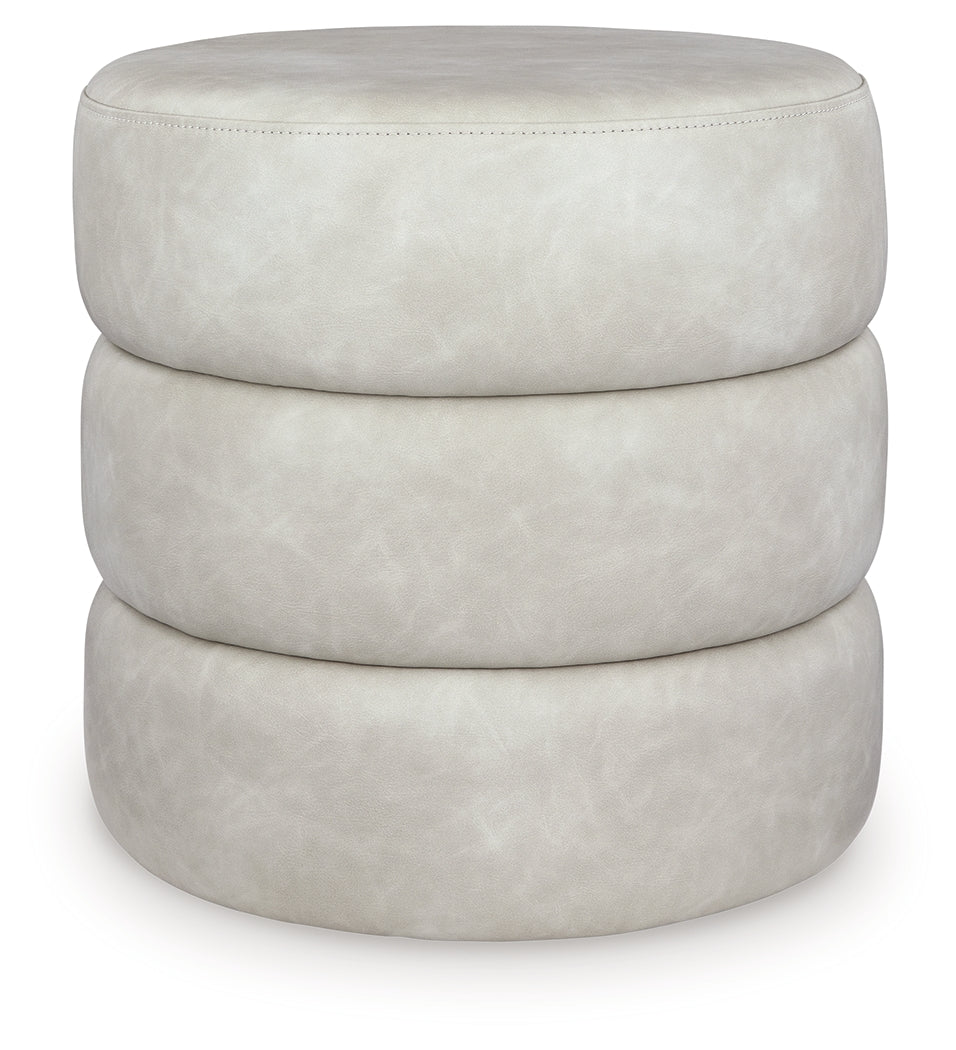Ummi Bone Swivel Accent Ottoman