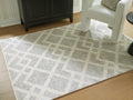 Unawick Gray/Ivory Medium Rug