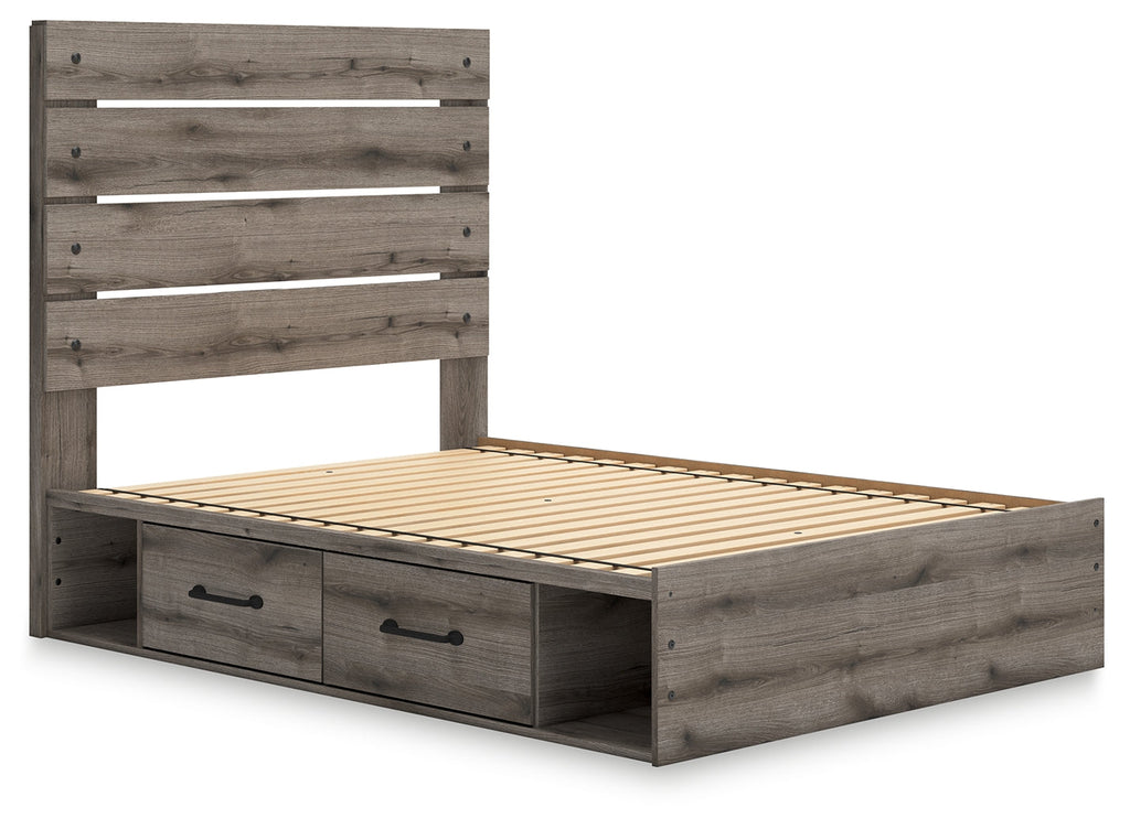Urbanoore Brown Full Panel Storage Youth Bed