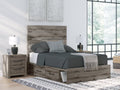Urbanoore Brown Full Panel Storage Youth Bed
