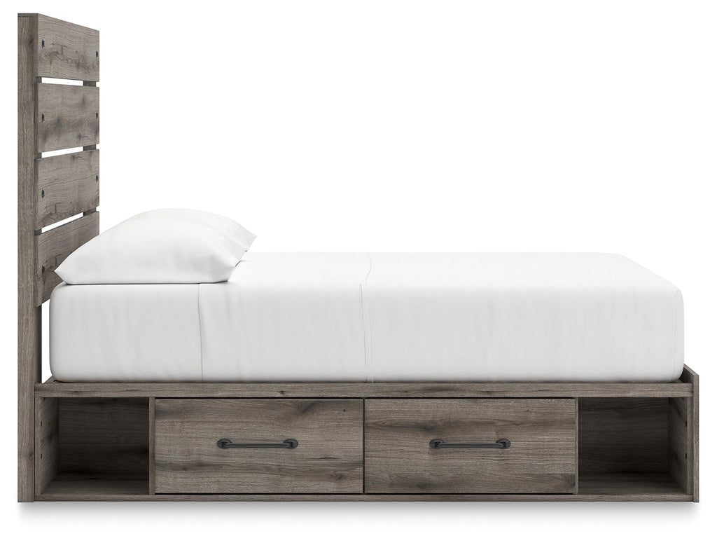 Urbanoore Brown Full Panel Youth Bed with Storage