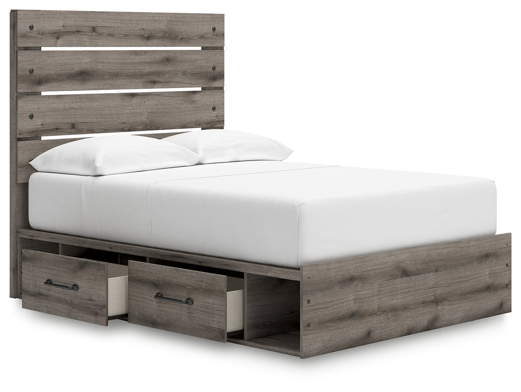Urbanoore Brown Full Panel Youth Bed with Storage