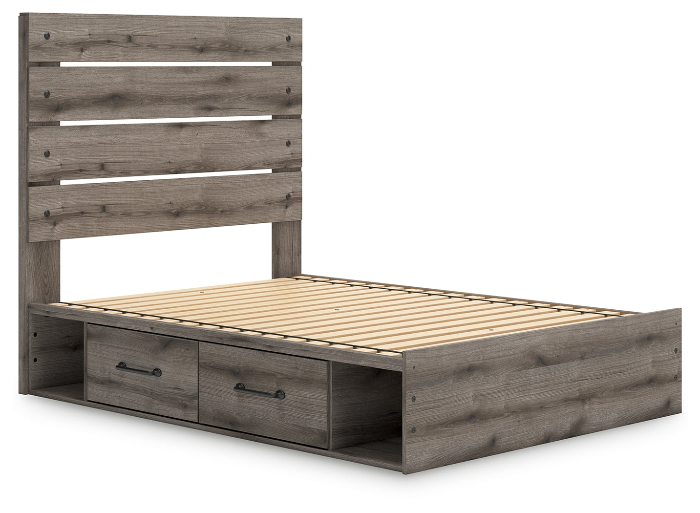 Urbanoore Brown Full Panel Youth Bed with Storage