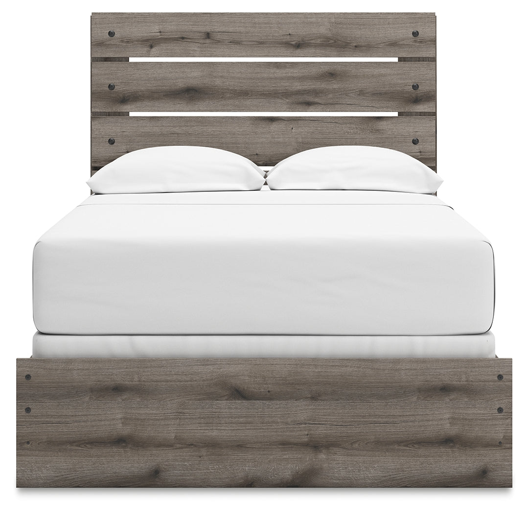 Urbanoore Brown Gray Full Panel Youth Bed