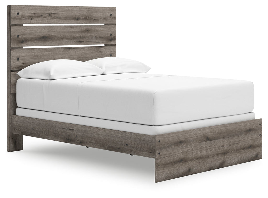 Urbanoore Brown Gray Full Panel Youth Bed