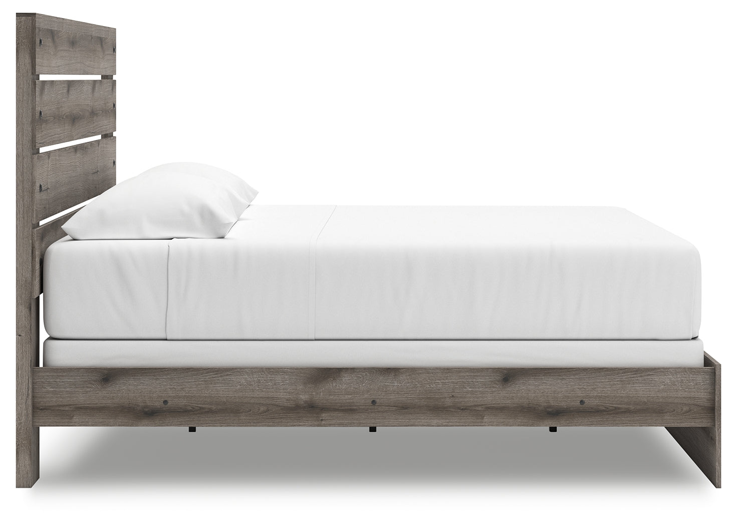 Urbanoore Brown Gray King Panel Bed