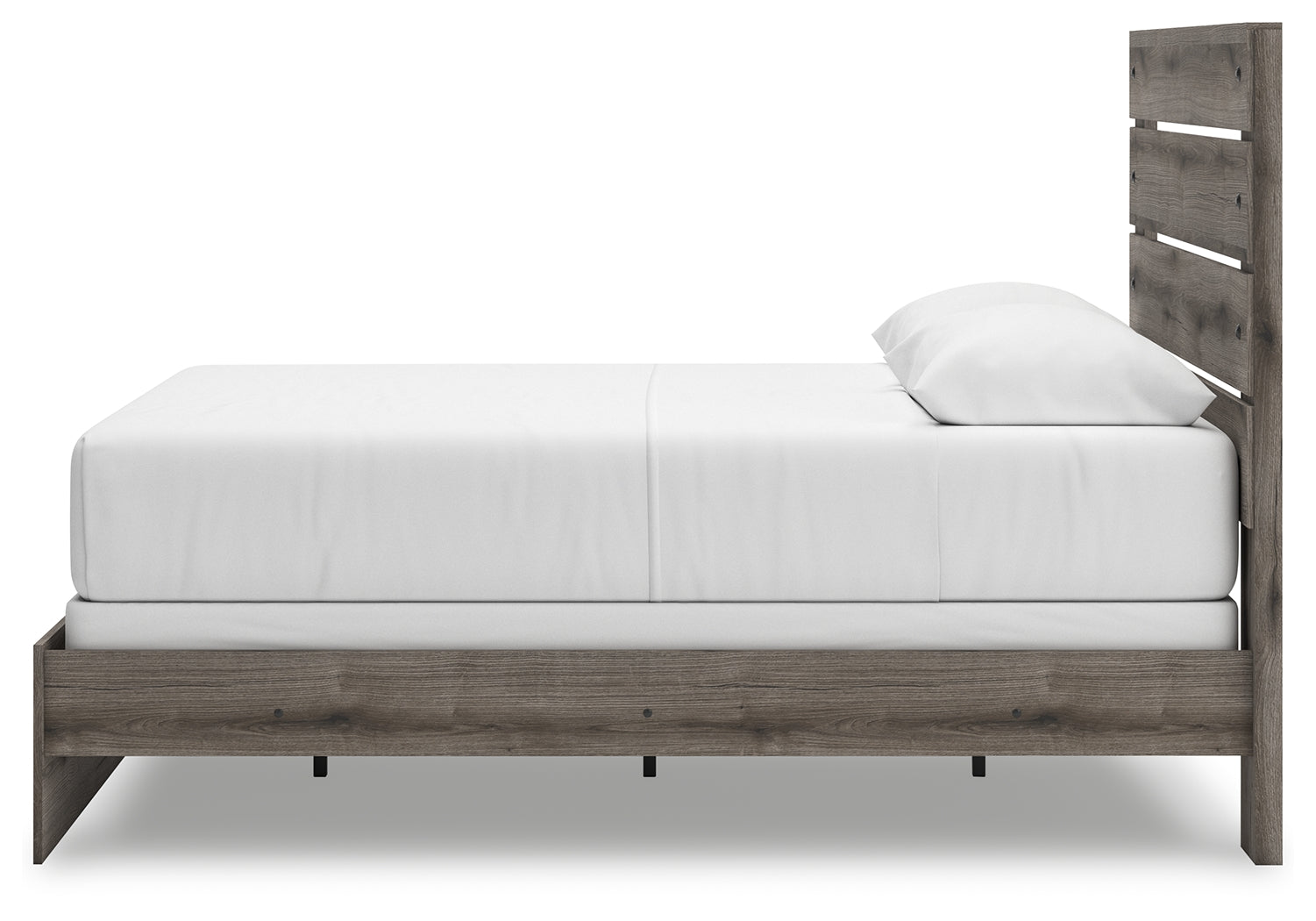 Urbanoore Brown Gray Queen Panel Bed
