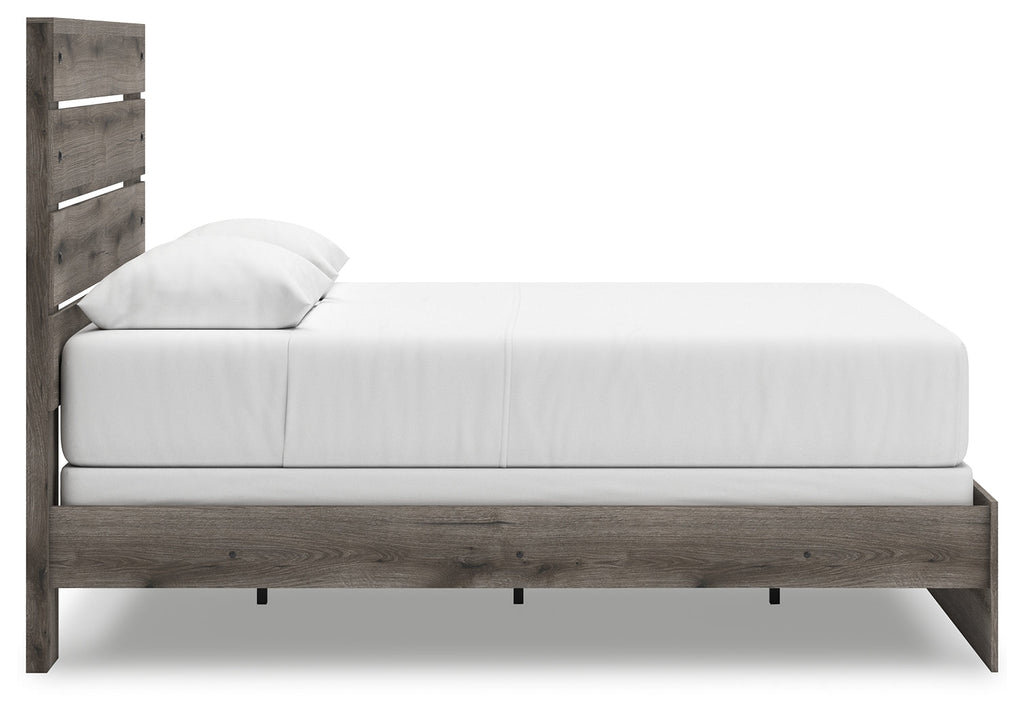Urbanoore Brown Gray Queen Panel Bed