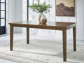 Urbinforte Light Brown DRM Counter Butterfly Extendable Table