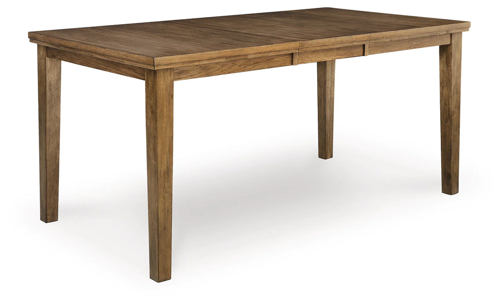 Urbinforte Light Brown DRM Counter Butterfly Extendable Table