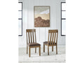Urbinforte Light Brown Dining UPH Side Chair (Set of 2)