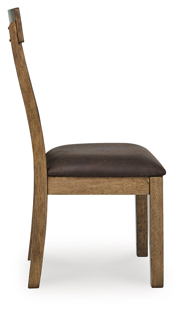 Urbinforte Light Brown Extension Dining Table and 4 Chairs