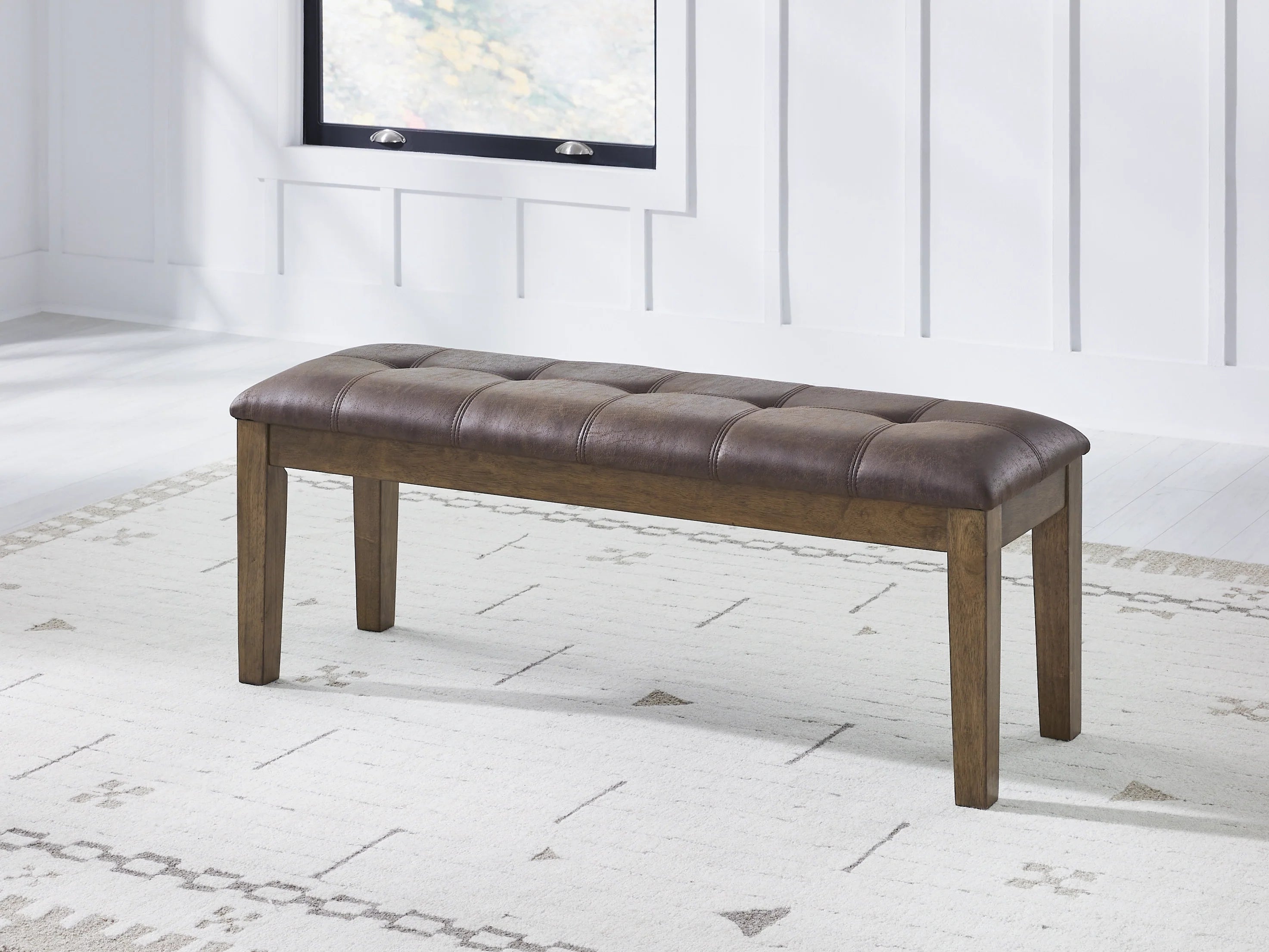 Urbinforte Light Brown Large UPH Dining Room Bench