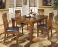 Ralene Medium Brown Dining Table with 4 Chairs