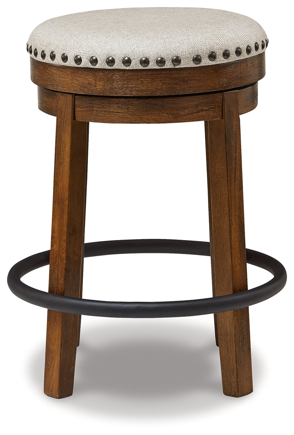 Valebeck Beige/Brown Counter Height Barstool (Set of 2)