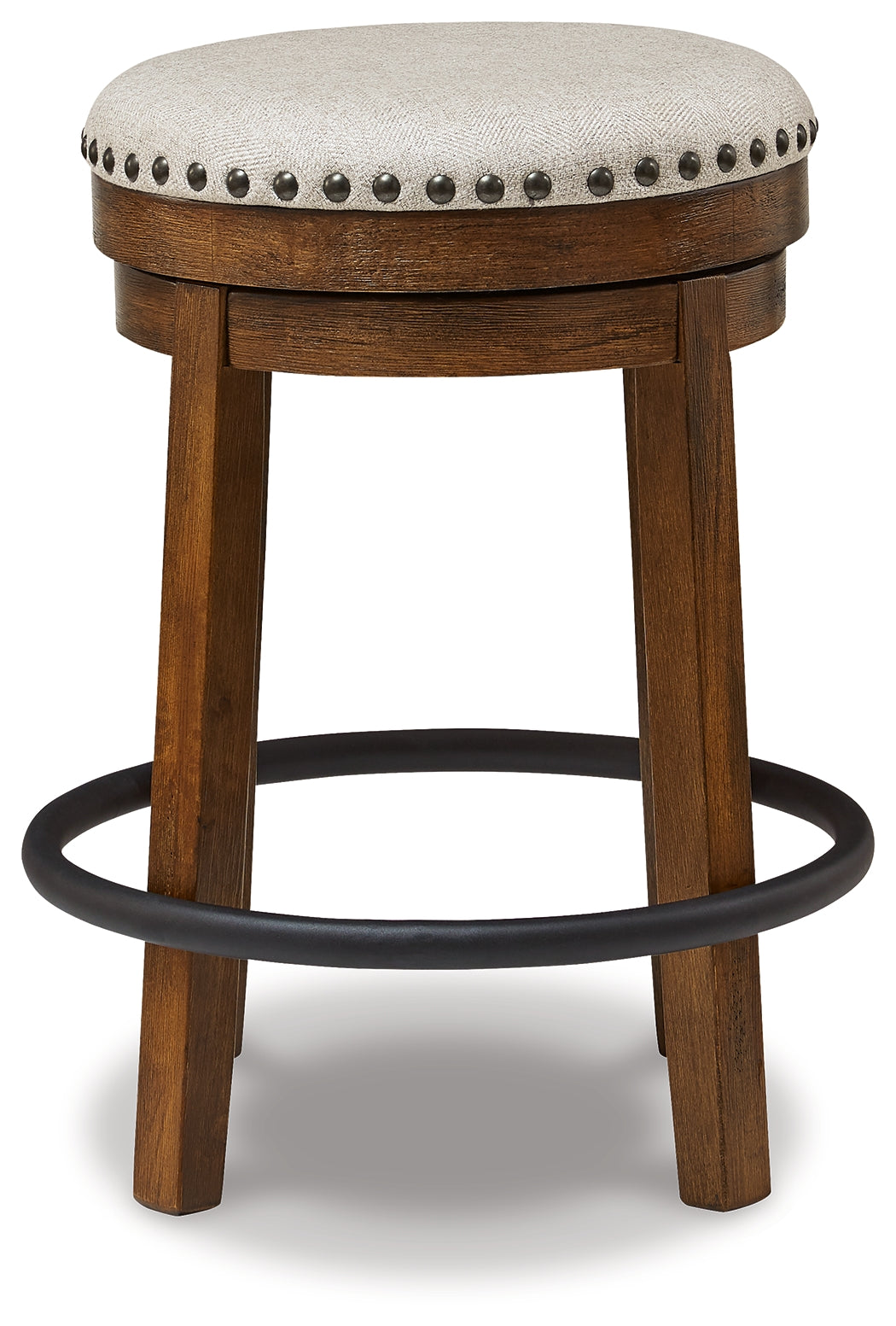 Valebeck Beige/Brown Counter Height Barstool (Set of 2)