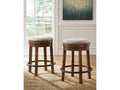 Valebeck Beige/Brown Counter Height Stool