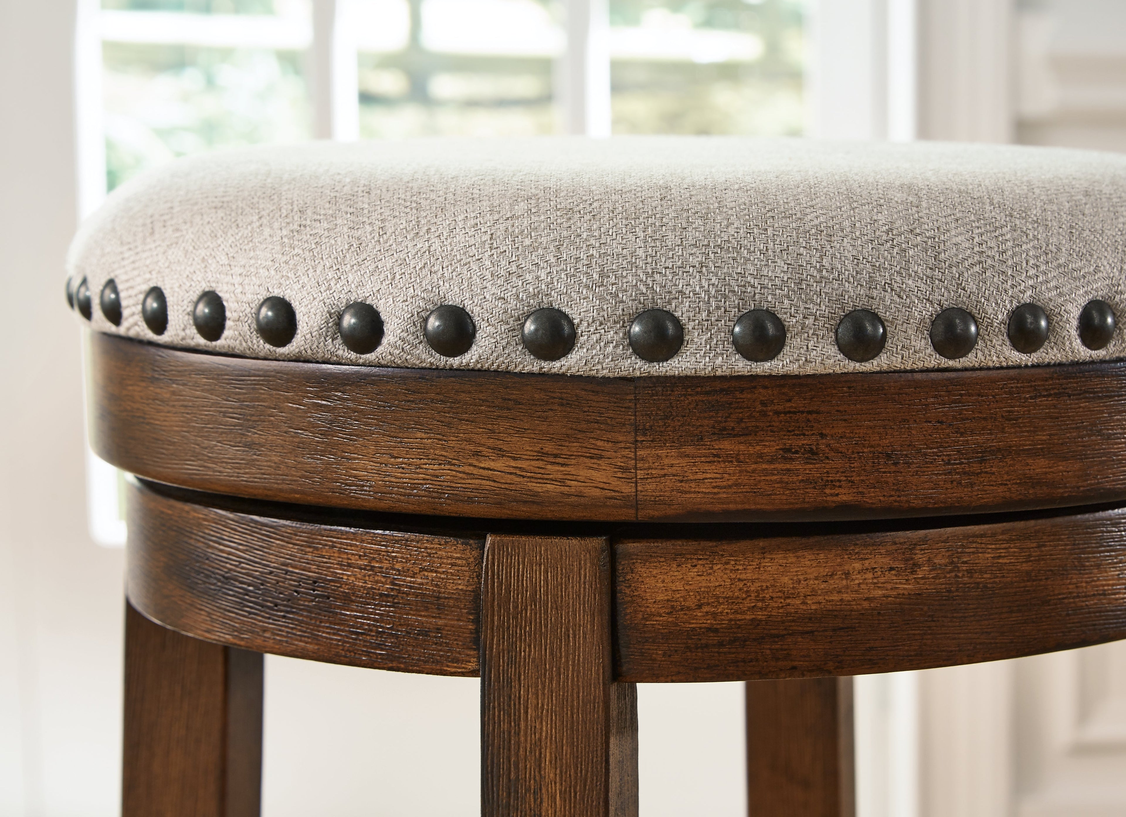 Valebeck Beige/Brown Counter Height Stool