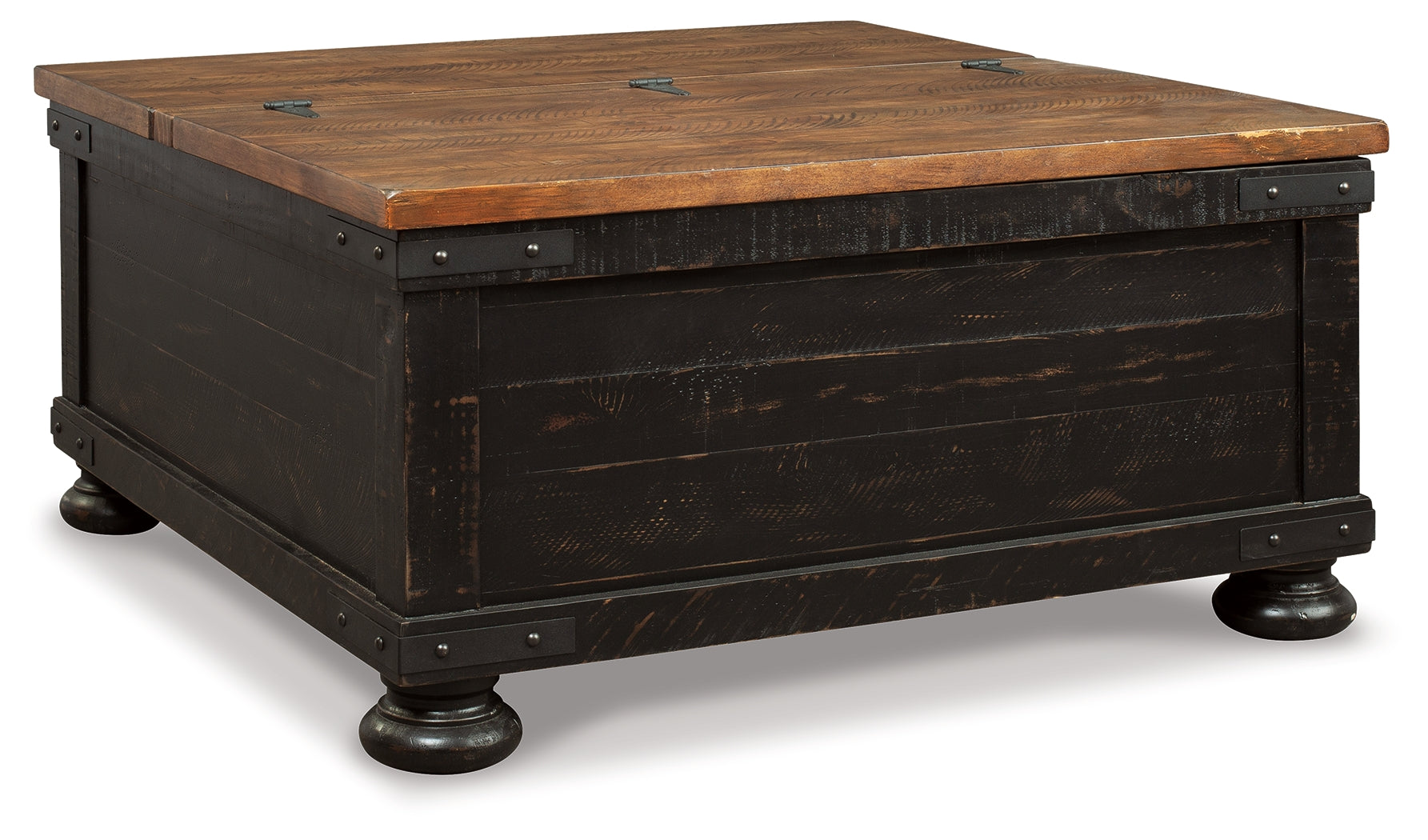 Valebeck Black/Brown Coffee Table and 2 End Tables