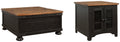 Valebeck Black/Brown Coffee Table and End Table