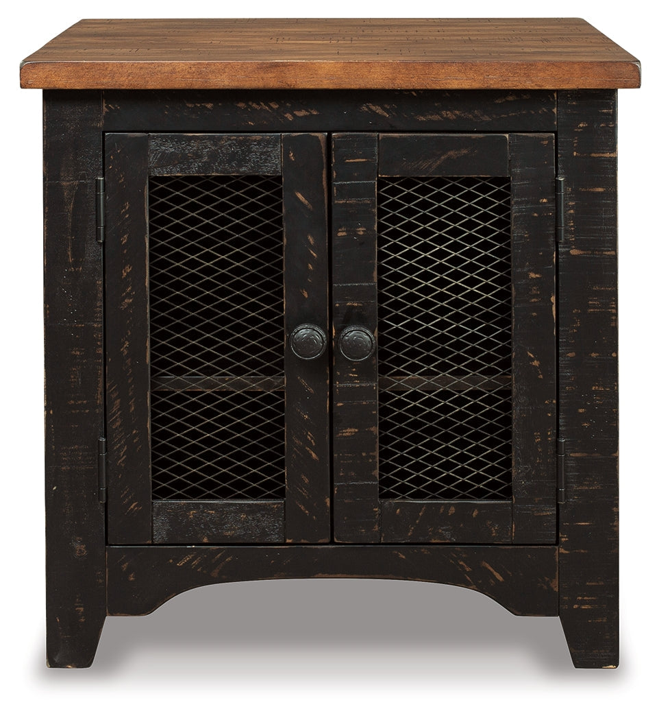 Valebeck Black/Brown Coffee Table and End Table