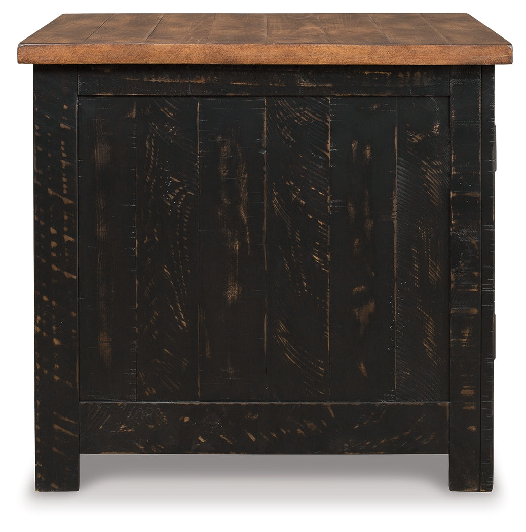 Valebeck Black/Brown Coffee Table and End Table
