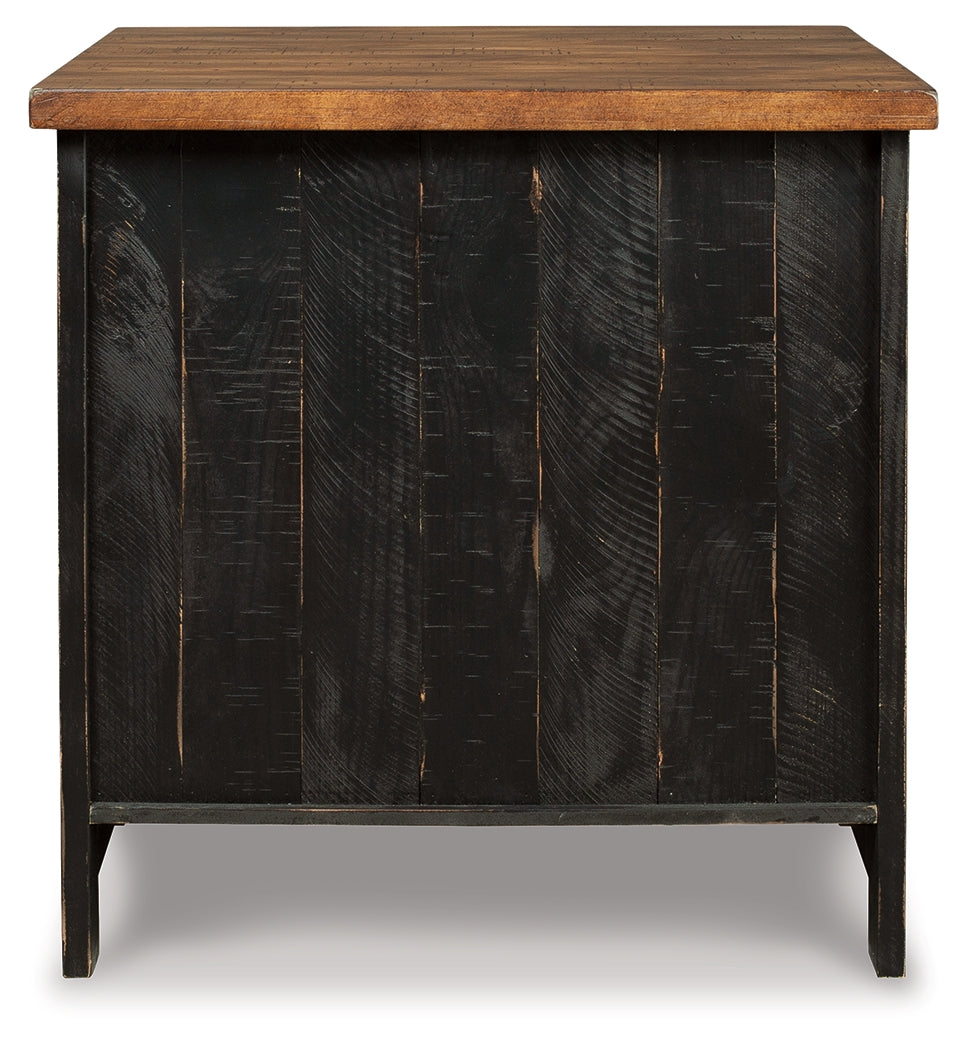 Valebeck Black/Brown Coffee Table and End Table