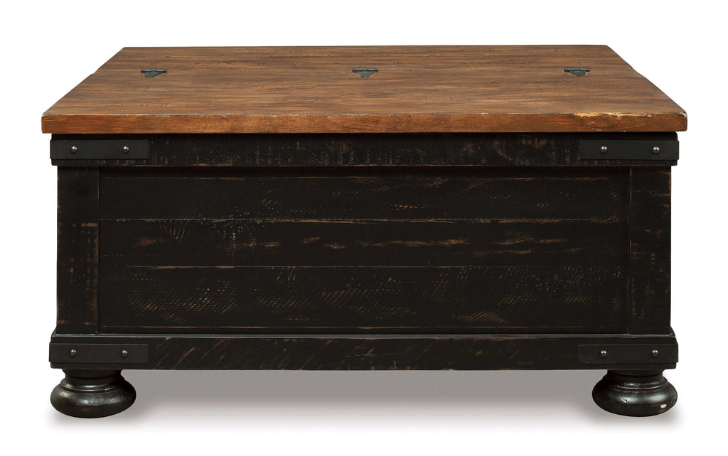 Valebeck Black & Brown Lift Top Coffee Table