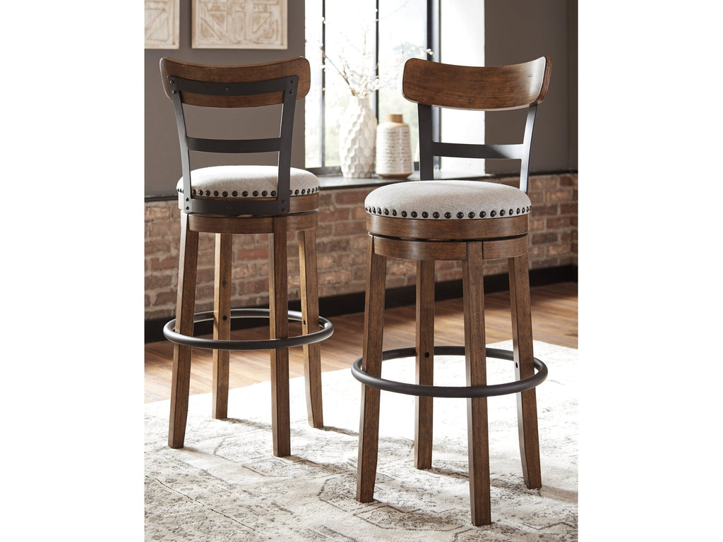 Valebeck Brown Bar Height Bar Chair