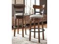 Valebeck Brown Bar Height Bar Chair