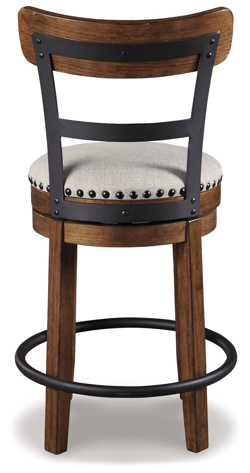 Valebeck Brown UPH Swivel Barstool (1/CN)