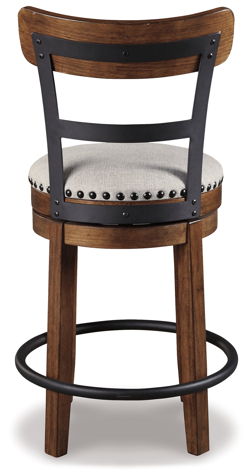 Valebeck Brown UPH Swivel Barstool (1/CN)