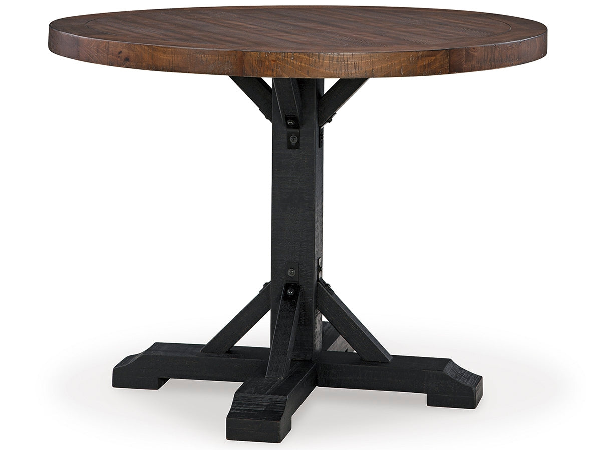 Valebeck Multi Counter Height Table and 4 Barstools