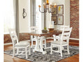 Valebeck Multi Dining Table and 4 Chairs