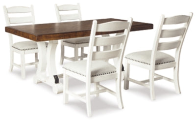 Valebeck Multi Dining Table and 4 Chairs